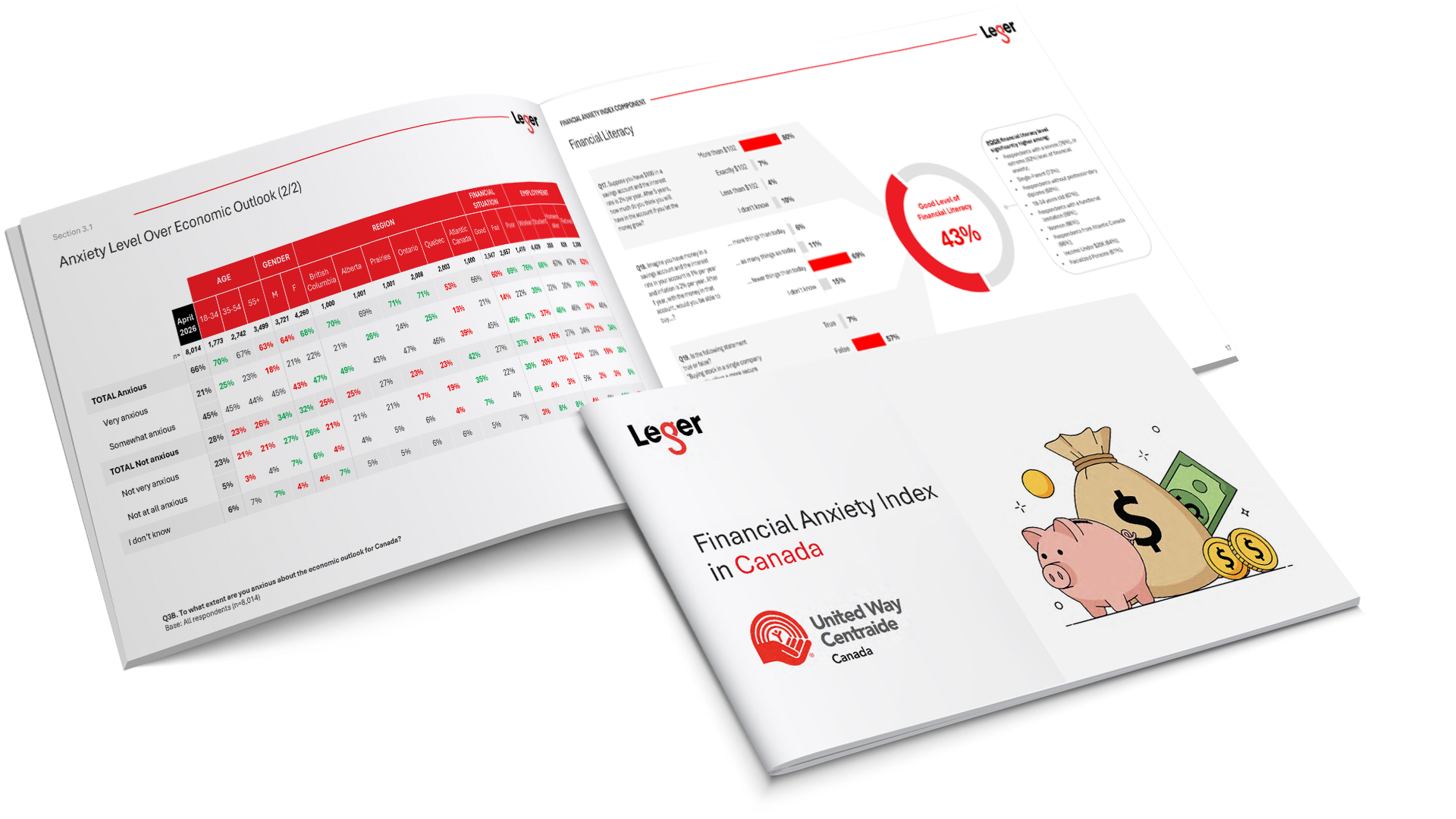 Financial Anxiety Index Report Mockup